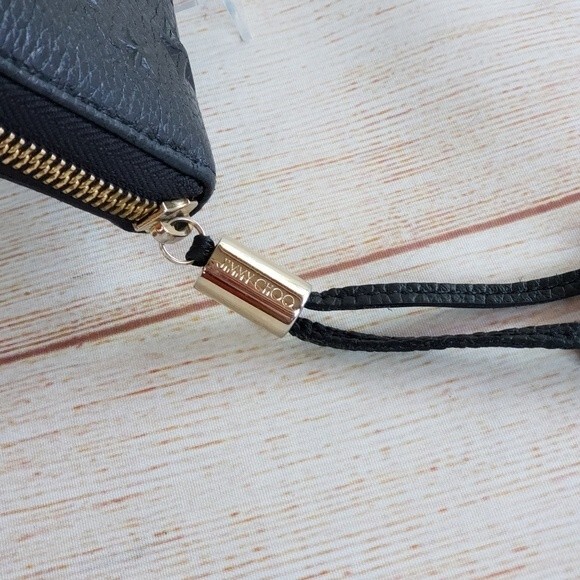 Jimmy Choo Nellie Star Leather Zip Around Long Wallet - Picture 4 of 16